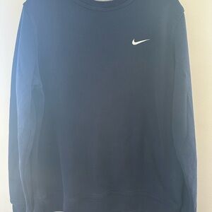 Nike Navy Blue Crewneck Sweatshirt